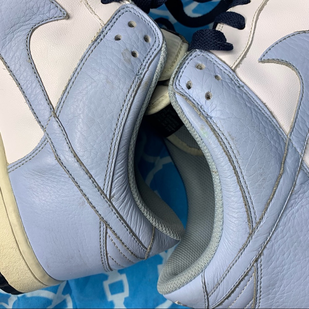 Nike Dunk Low Mens size 13 UNC ICE university blue vintage white rare sail retro - Picture 10 of 13
